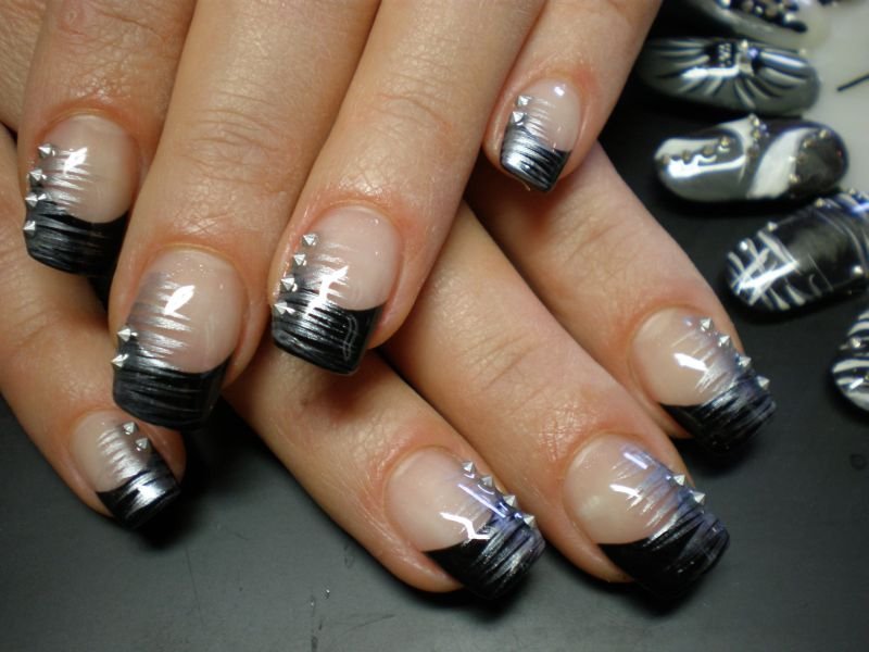 Nail Art Nieten Gothic Halloween - EntertainmentMesh