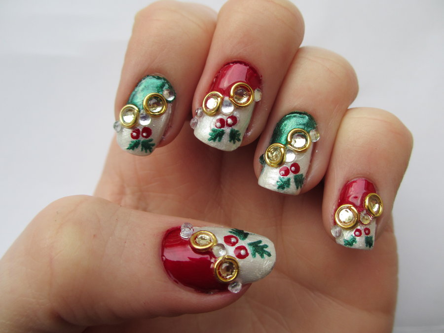 25 Super Cute Christmas Nails – EntertainmentMesh