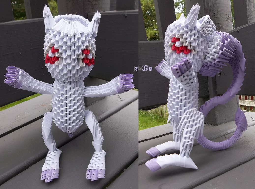 3D Origami Paper Art 30+ Amazing Modular Character Crafts EntertainmentMesh