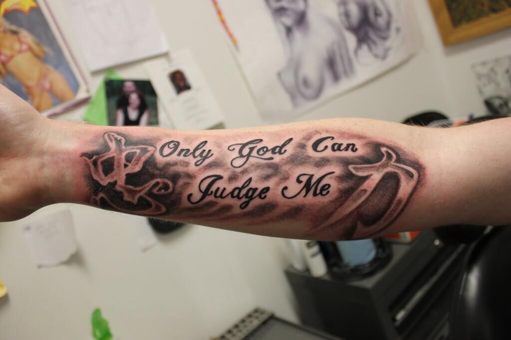 25 Only God Can Judge Me Tattoo Ideas EntertainmentMesh