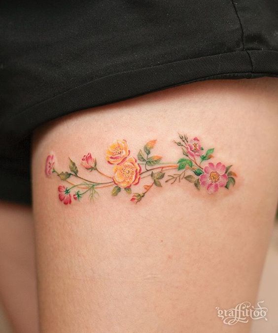 27 Beautiful Flower Tattoo Design Ideas For Women EntertainmentMesh