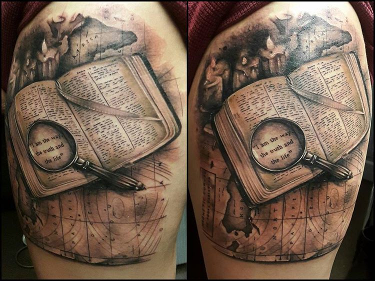 magnifying glass tattoo 12 EntertainmentMesh