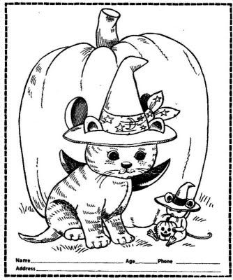 30 free printable cute halloween drawingscoloring