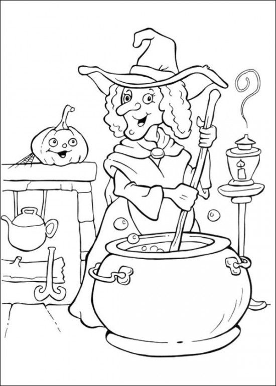Download 30+ Free Printable Cute Halloween Drawings-Coloring ...