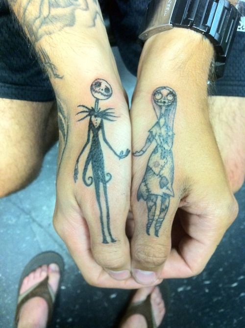 Top 30 Jack and Sally Tattoo Designs EntertainmentMesh