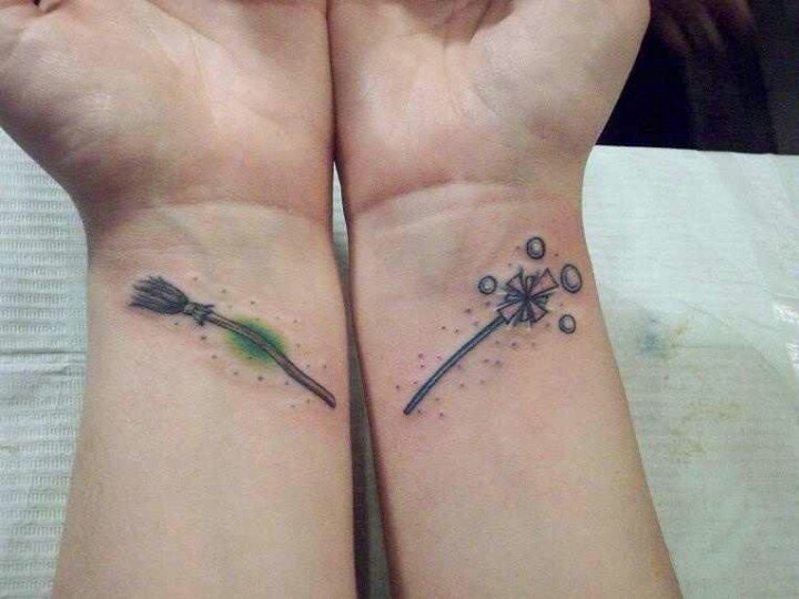 small witch wand wrist tattoos EntertainmentMesh