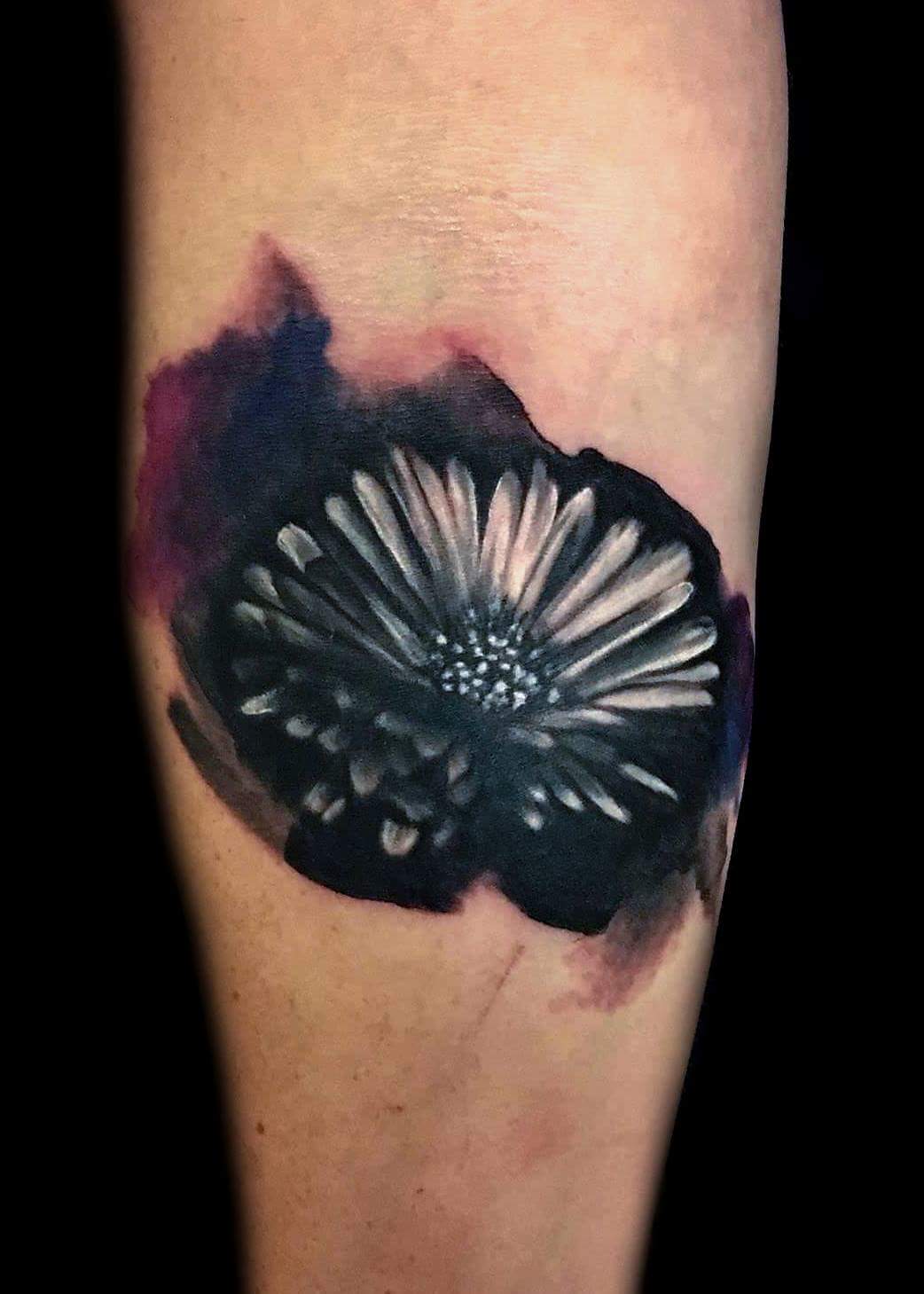 20 Beautiful Aster Flower Tattoo Designs Pictures Entertainmentmesh