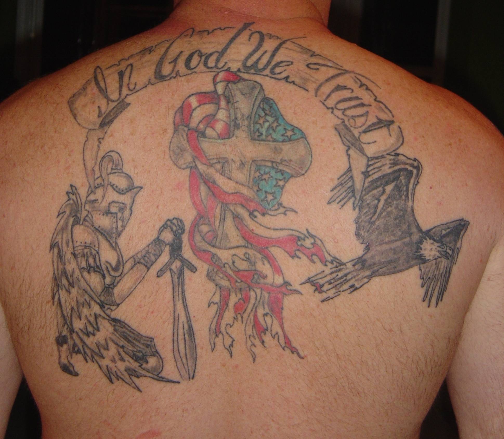 30+ Expressive In God We Trust Tattoo Designs for Men EntertainmentMesh