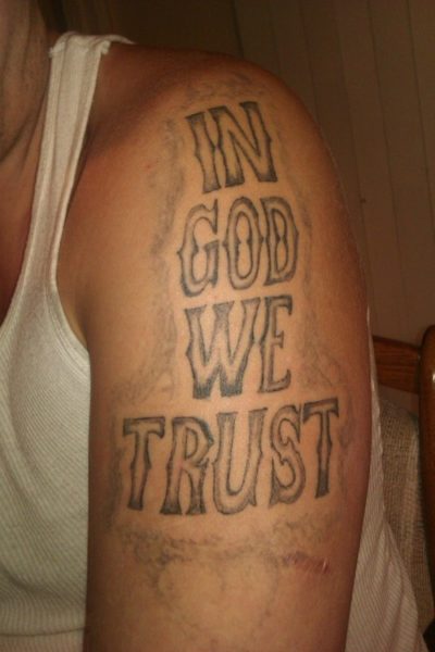 30+ Expressive In God We Trust Tattoo Designs for Men – EntertainmentMesh