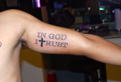 30+ Expressive In God We Trust Tattoo Designs for Men – EntertainmentMesh