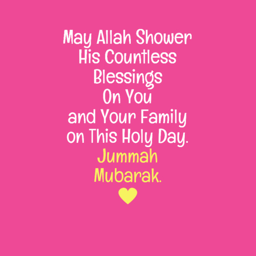 jumma mubarak quotes messages and status images