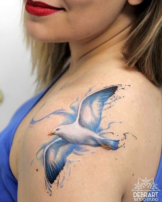 30 Cool Seagull Tattoo Designs for Men and Women – EntertainmentMesh