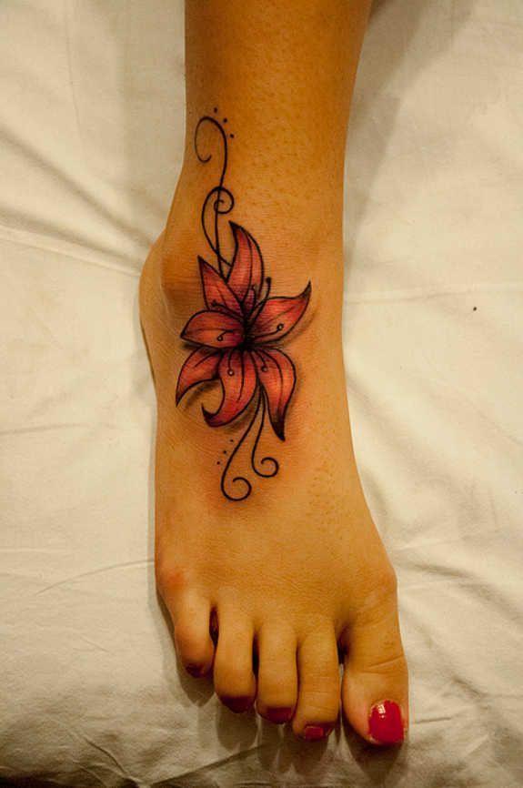 Beautiful Tiger Lily Tattoo Designs Entertainmentmesh