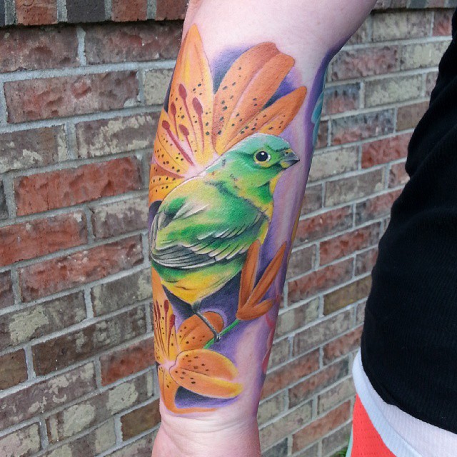 tiger lily tattoo