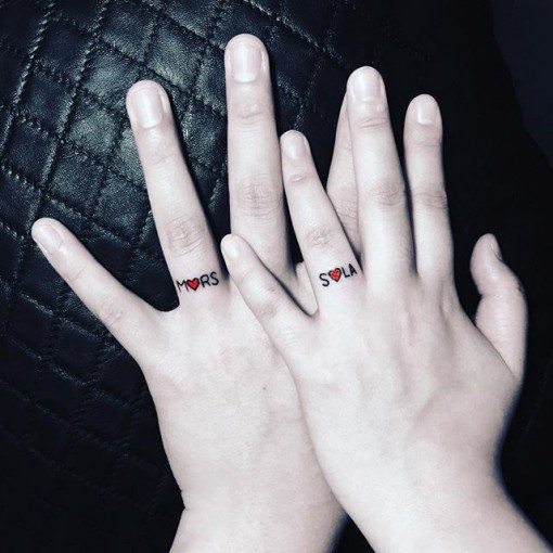 cute ring finger tattoo ideas for couples EntertainmentMesh