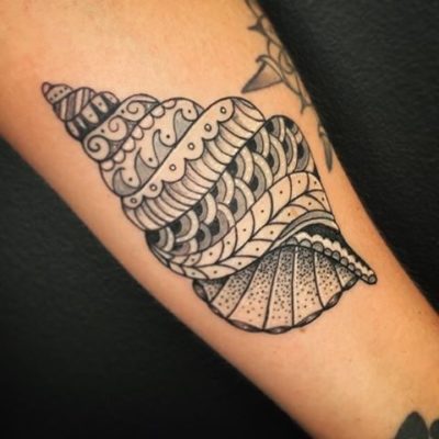 conch shell tattoo – EntertainmentMesh