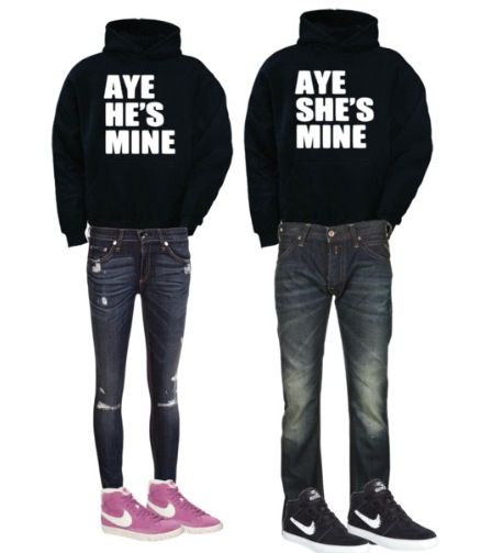 his and her cute matching outfits