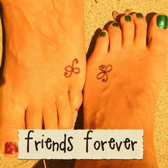 celtic knot tattoo symbols on foot