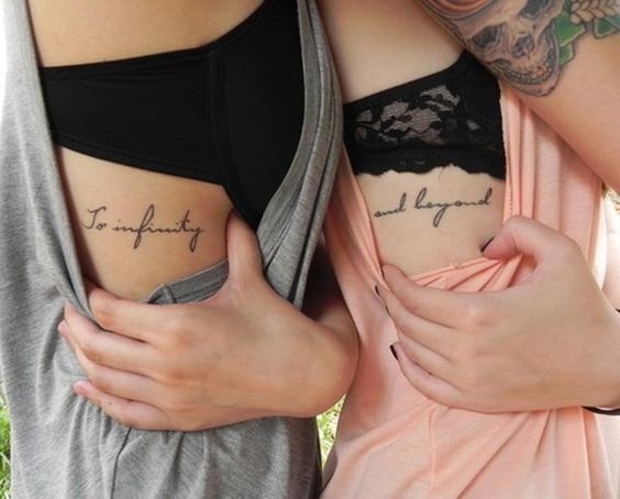 to infinity and beyond tattoo ideas for females