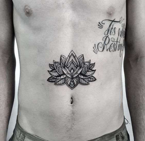 lotus flower mandala tattoo design