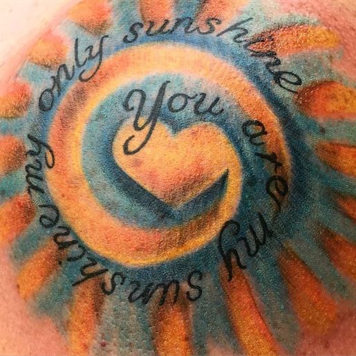 you are my sunshine my only sunshine tattoo ideas