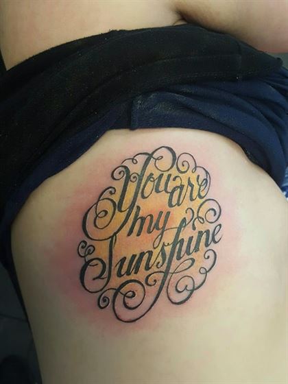 you are my sunshine tattoo ideas for girls