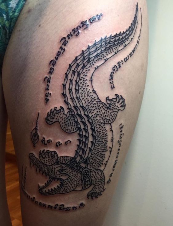 30 Crocodile Tattoo Design Ideas for Men &amp; Women EntertainmentMesh