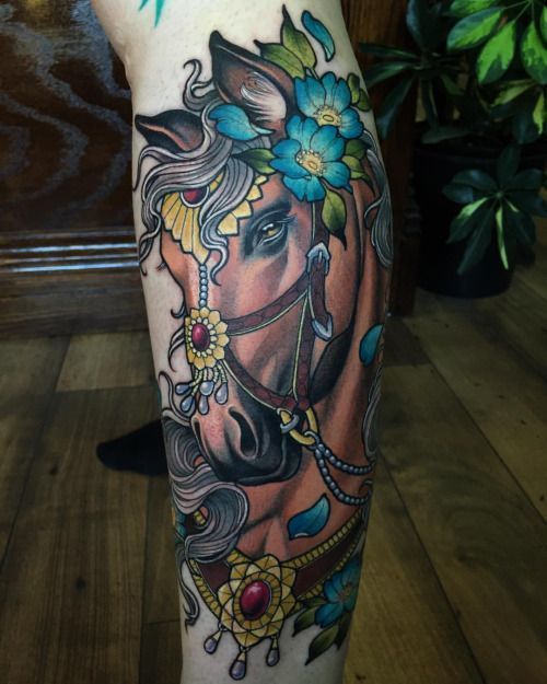 horse tattoo designs for women