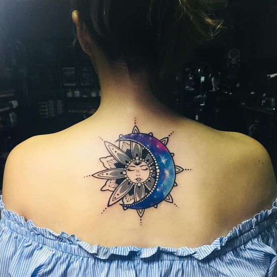 30 Sun And Moon Tattoo Designs And Their Meanings