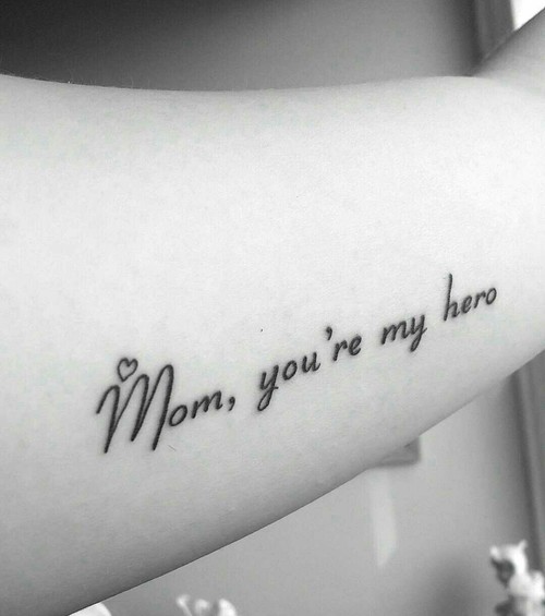 mom love tattoos for daughter