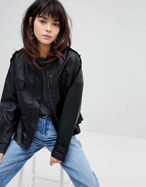 shoulder length layered bangs hairstyle