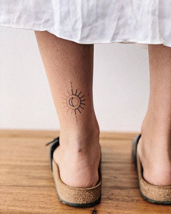 30 Sun And Moon Tattoo Designs And Their Meanings EntertainmentMesh