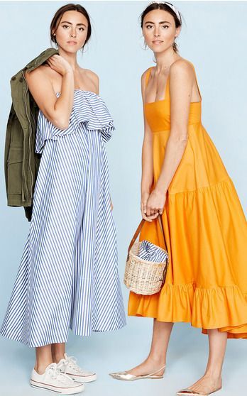 flutter sleeve v neck top with skirt and ruffled maxi dress for summer