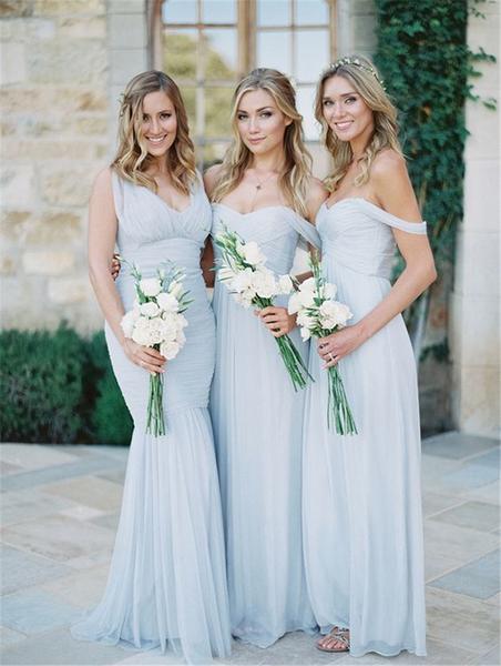 dusty blue summer wedding dress color ideas for 2019