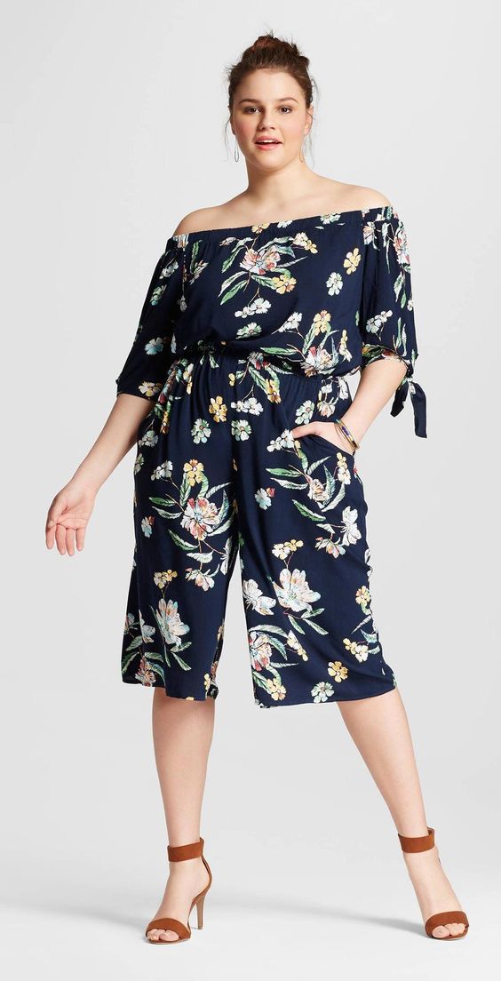 trendy plus size summer jumpsuit
