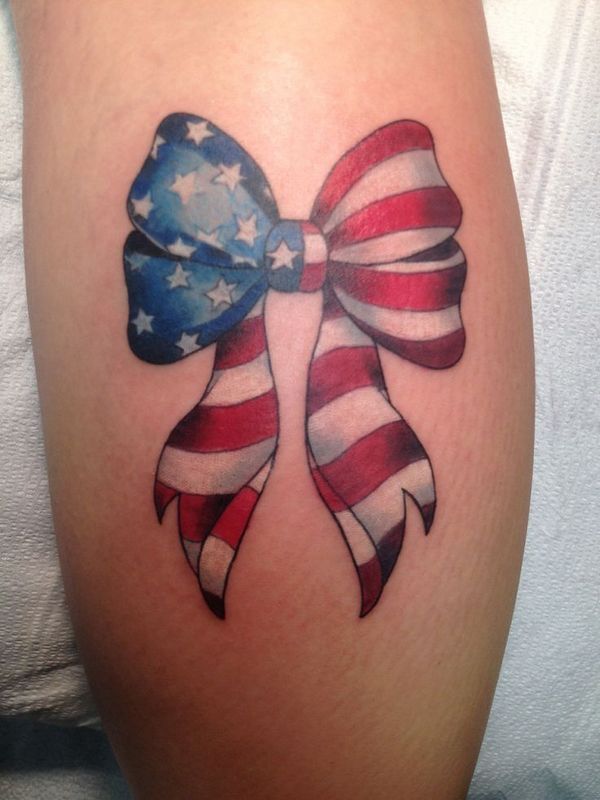 american flag tattoo ideas for girls