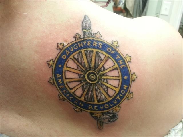 daughters of the american revolution tattoo