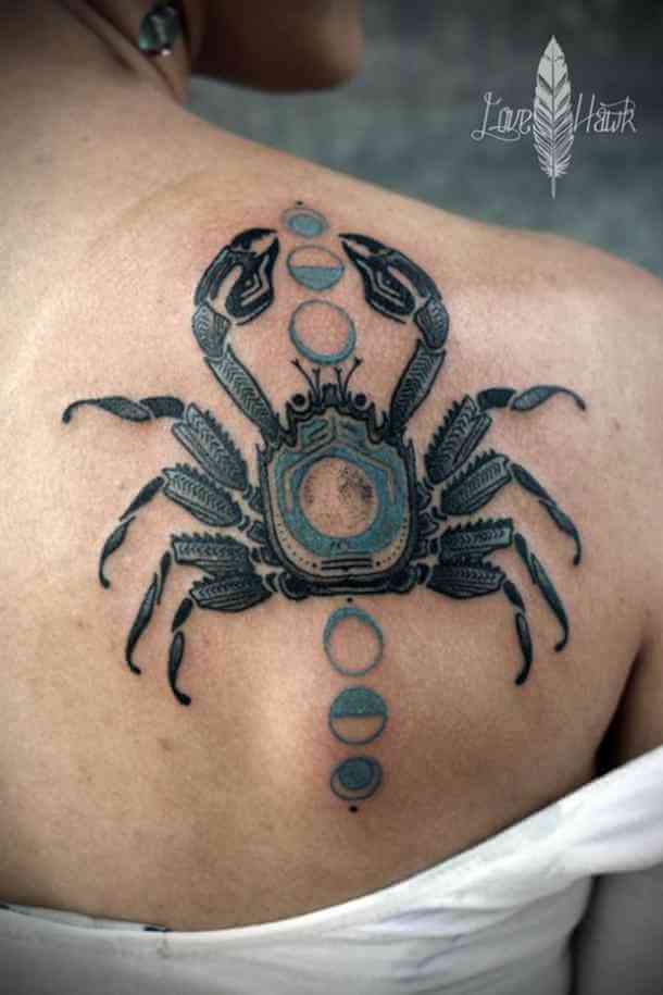 20+ Cancer Zodiac Symbol Tattoo DesignsIdeas for Men and Women