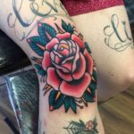 knee tattoos for females
