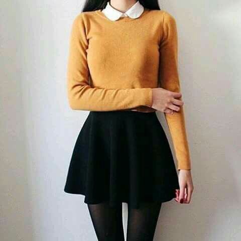 sweater outfits for school