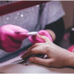 getting nails done