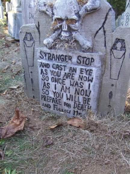 scary tombstones sayings