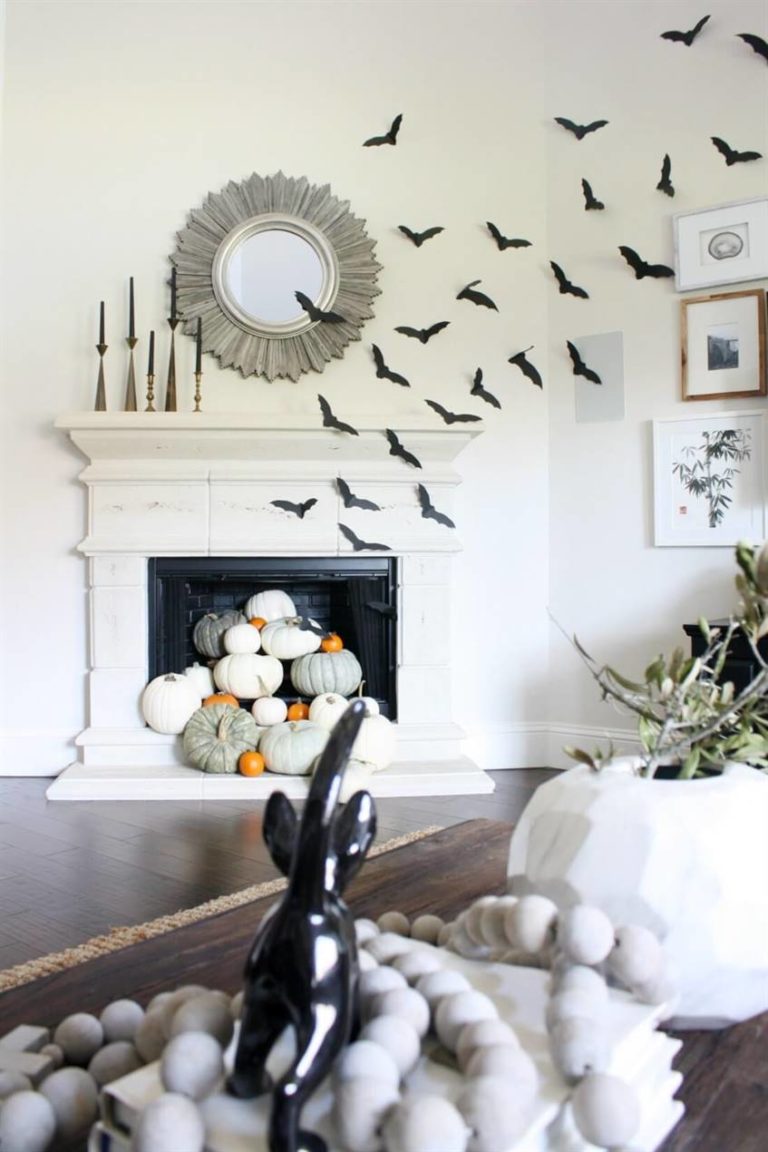 10 Spooky Halloween Fireplace Decor Ideas EntertainmentMesh