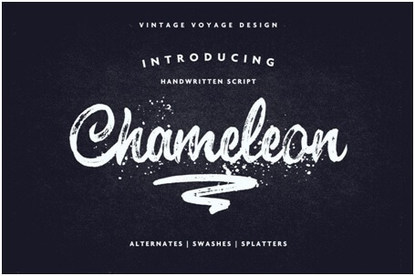 chameleon font
