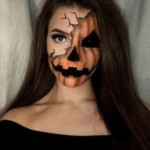 scary pumpkin halloween makeup ideas