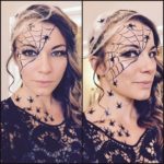 halloween spider makeup