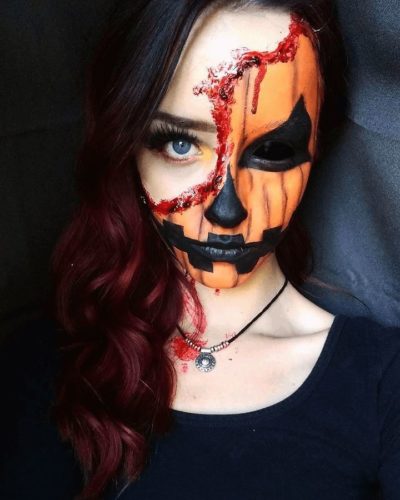 8 Scary Pumpkin Makeup Ideas For Halloween – EntertainmentMesh