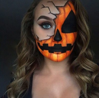 8 Scary Pumpkin Makeup Ideas For Halloween – EntertainmentMesh
