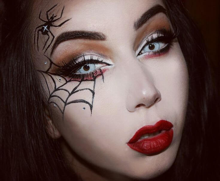 Halloween Spider Web Makeup
 8 Best Halloween Spider Makeup Ideas and Looks – EntertainmentMesh
