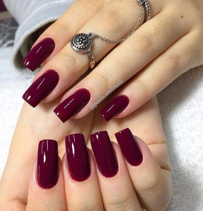 10 Amazing Wine-Colored Nail Design Ideas | EntertainmentMesh